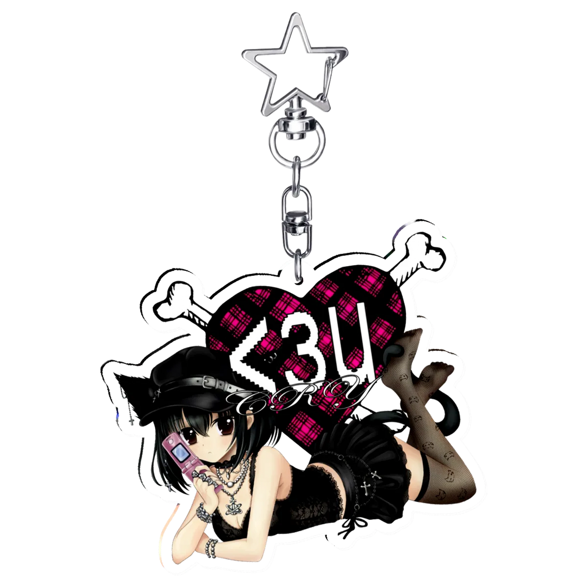 "emo kocia" Keychain