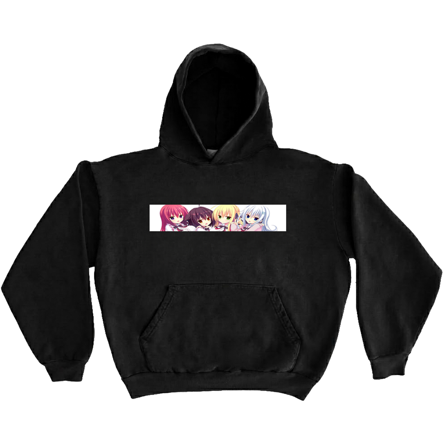 "nyacrew box logo" Hoodie