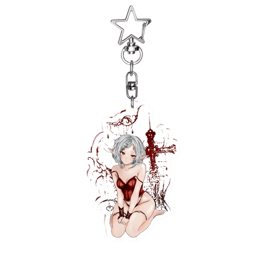 "Erufu" Keychain | Paradise Society Anime Clothing Brand