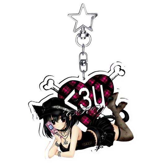 "emo kocia" Keychain