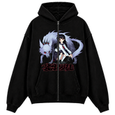 "333momon" Zip Hoodie