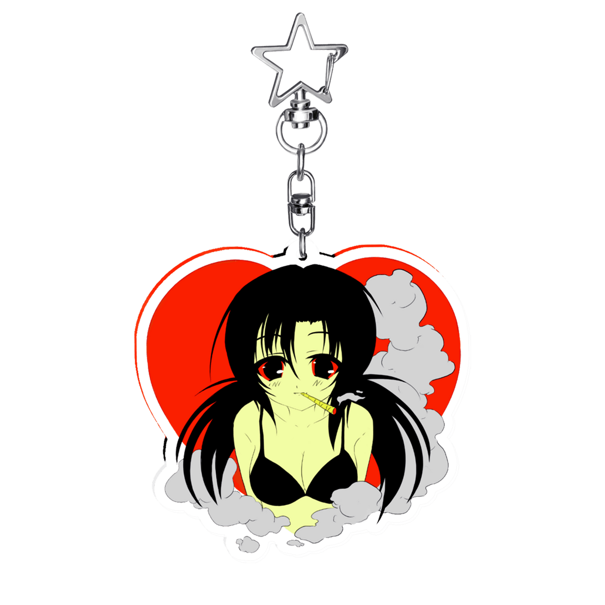 "nerd" Keychain | Paradise Society Anime Clothing Brand