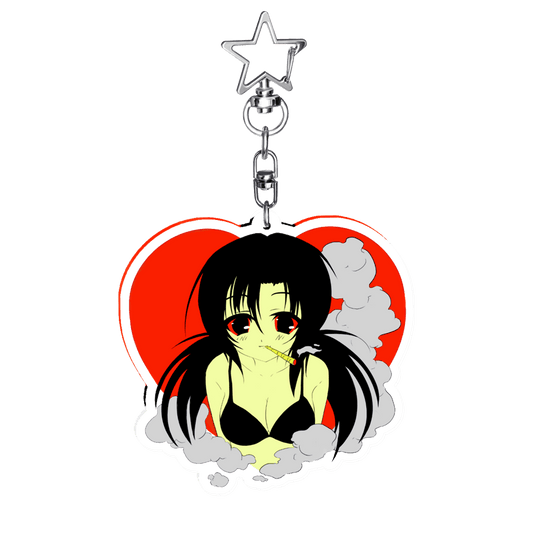 "nerd" Keychain | Paradise Society Anime Clothing Brand
