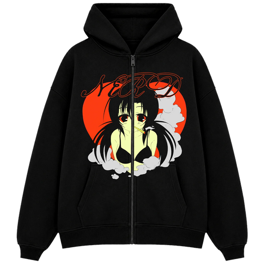 "nerd" Zip Hoodie