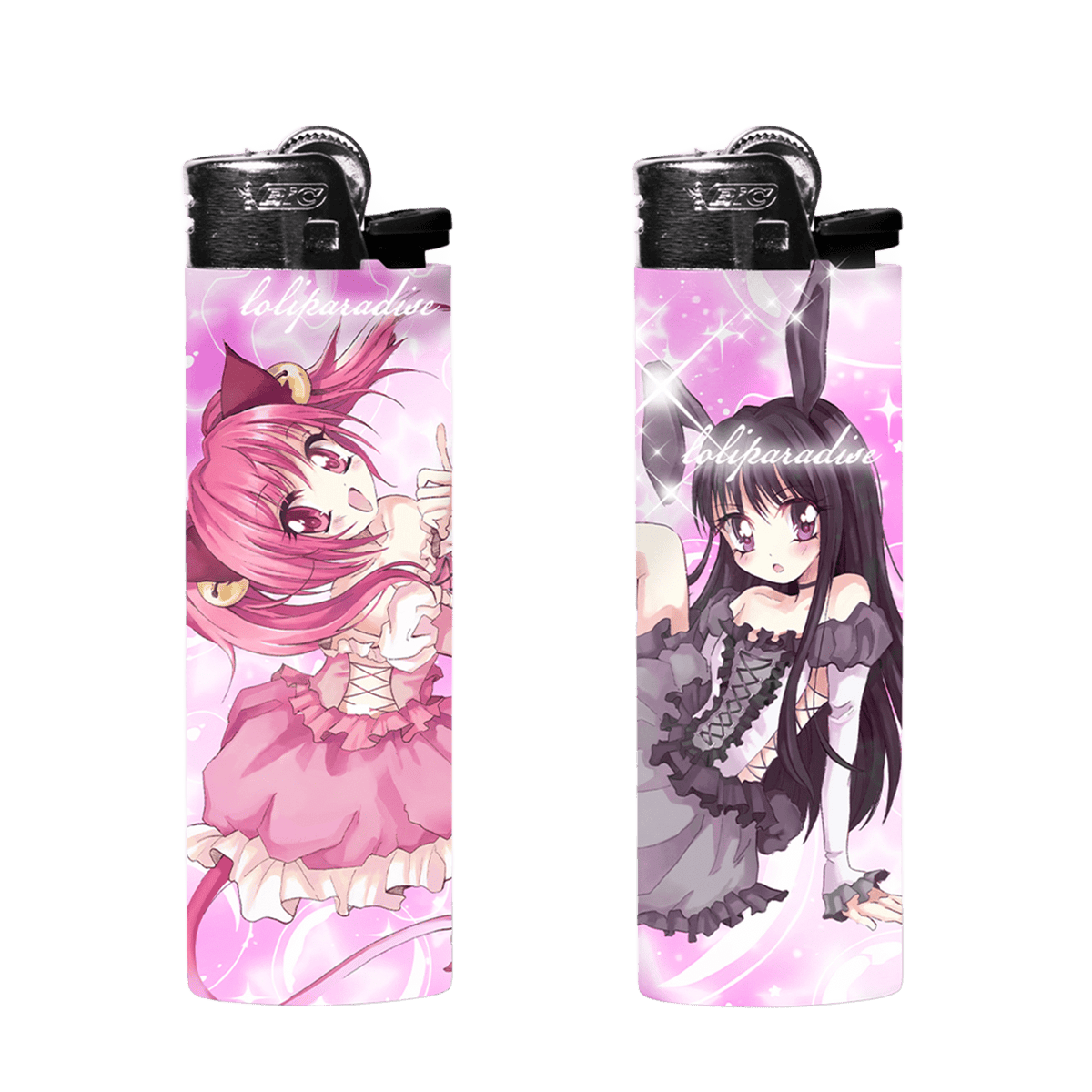 "nightcore pitu" Lighter | Paradise Society Anime Clothing Brand