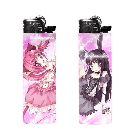 "nightcore pitu" Lighter | Paradise Society Anime Clothing Brand