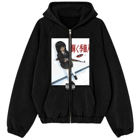 "no opps" Zip Hoodie