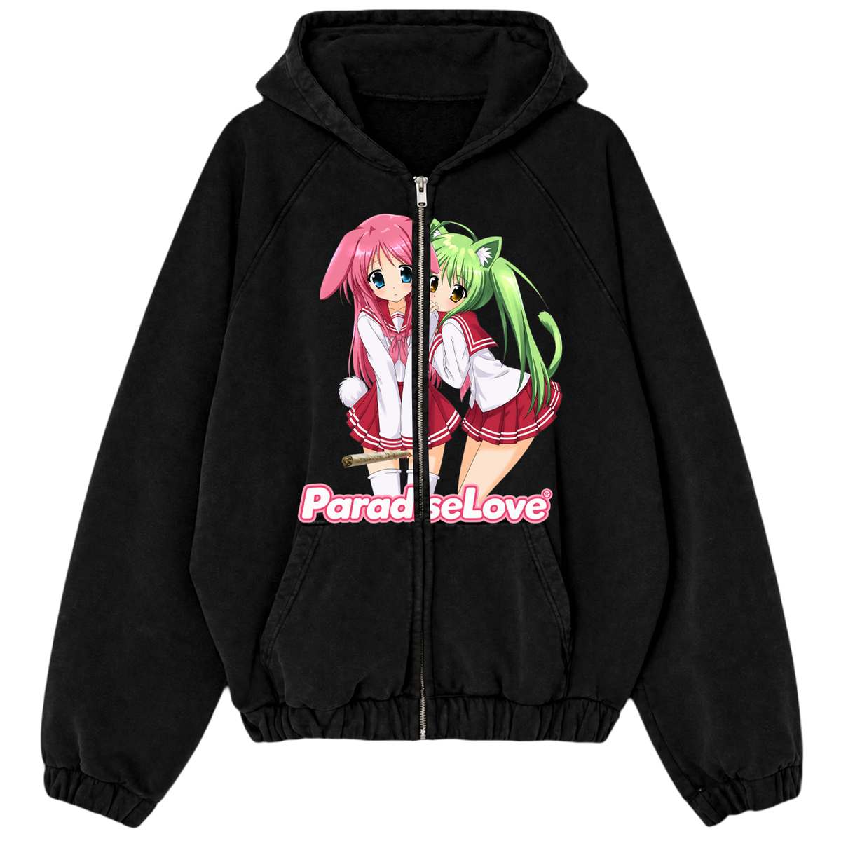 "paradiselove <3" Zip Hoodie